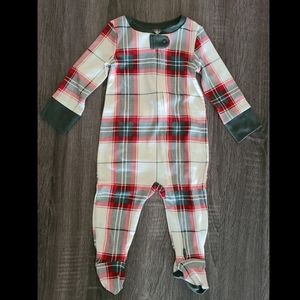 Hearth & Hand™ with Magnolia 3-6M Baby Holiday Plaid Union Suit